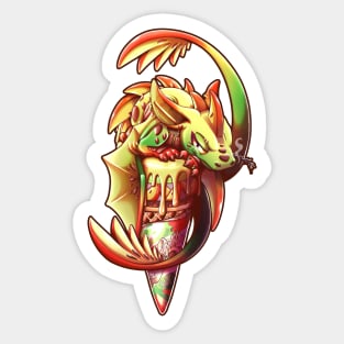 Dragon Ice cream - Ashy Appletini Sticker